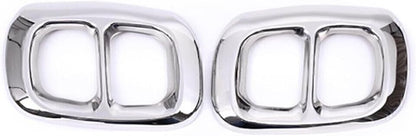 ya 4 8.14 2x Rear Exhaust Muffler Tail Pipe Cover Trim Fit for Benz GLA X156 2015-2018