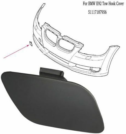 ya 2 8.15 2-pack front bumper tow hook cover for BMW E92/93 3 series 06-09 models