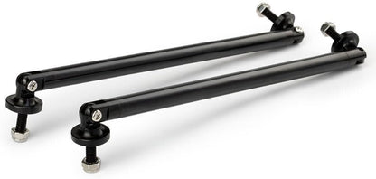 ya 10 9.16 baidi 2x Adjustable Black Front Bumper Lip Splitter Strut Rod Tie Support Bar Spoiler