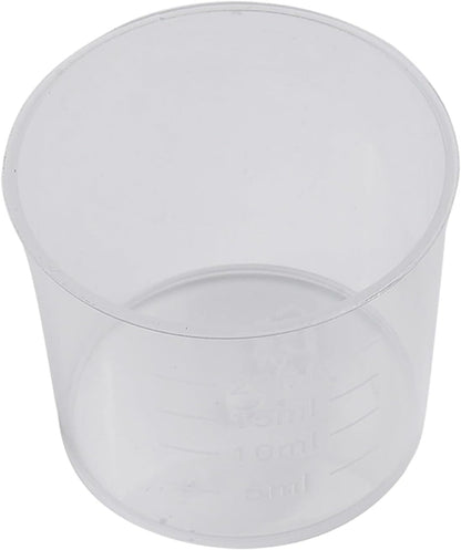 ya 14 9.20 baidi Pack of 20 Lightweight Clear Measuring C with Accurate Calibration Markings-1