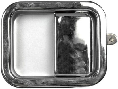 ya 4 8.8.2 for Jeep for Wrangler 1990-95 Outside Door Handle Driver Side Front Chrome 77068 O