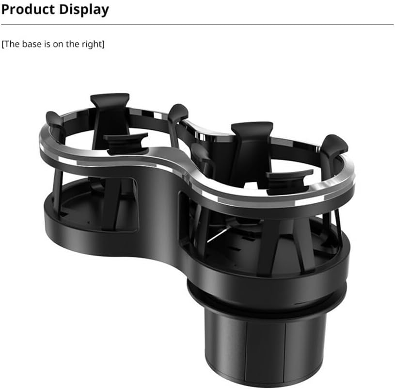 ya 6 8.24 baidi Universal Car Double Glass Frame Drink Elastic Cup Holder Base Adjustment