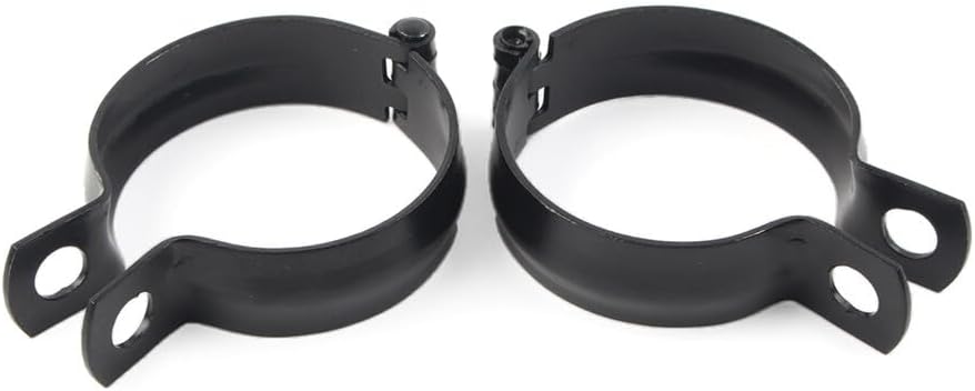 ya 2 8.15 2pcs Metal Front Fork Clamp Turn Signal Light Mount Bracket Holder