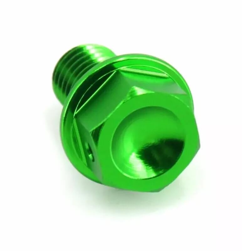 ya 4 8.8.2 Billet Magnetic Oil Drain Plug FIT for Kawasaki KX250F 2004 KX450F 2016-2017 Green
