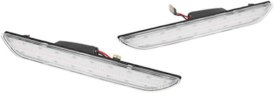 ya 3 8.24 baidi 2x LED Rear Side Marker Lights For 2015-2020 2016 2017 2018 2019 for Ford Mustang