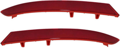 ya 4 8.24 baidi Rear left and right bumper reflectors for BMW X3 2018 2019 2020 2021 Red