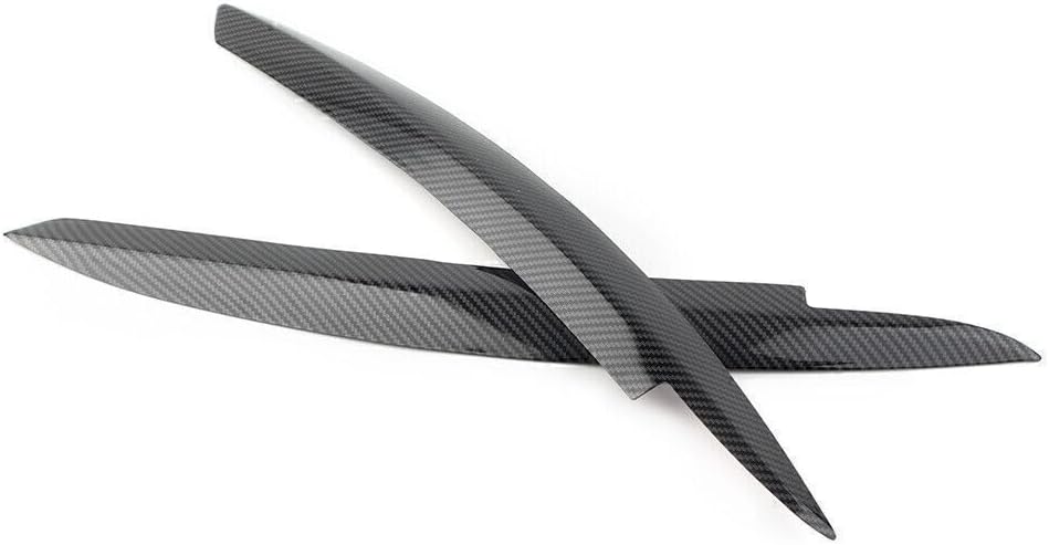 ya 4 8.10 Carbon Fiber Headlight Cover Eyelid Eyebrow Lid Brow for VW for Golf VI MK6 2008-13