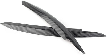 ya 4 8.10 Carbon Fiber Headlight Cover Eyelid Eyebrow Lid Brow for VW for Golf VI MK6 2008-13