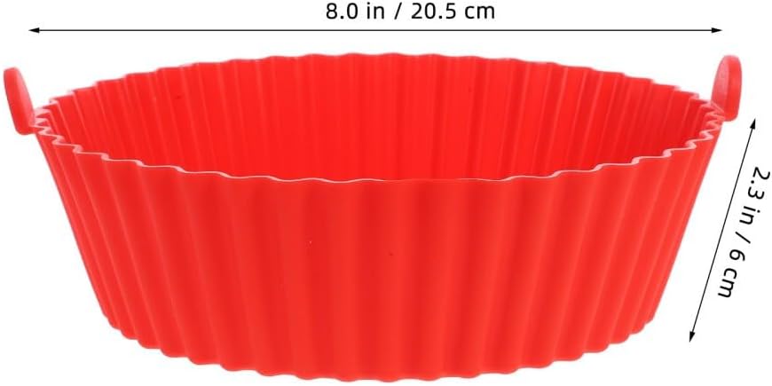 ya 14 9.20 baidi 4 Pcs Silicone Lining Basket Air Fryer Replacement Tray Baking Pans-1