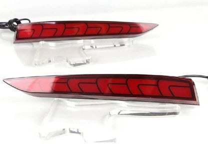 ya 13 9.15 baidi One pair of LED rear bumper fog lights brake warning lights for Hyundai acc
