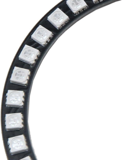 ya 7 8.24 baidi 105mm Car Headlight 5050 LED Halo Ring Angel Eyes with Remote Control RGB Color 