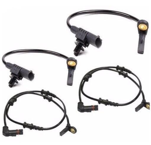 ya 2 8.15 4-piece Set of Front and Rear ABS Wheel Speed sensors for Mercedes-Benz W164 GL ML320 ML350