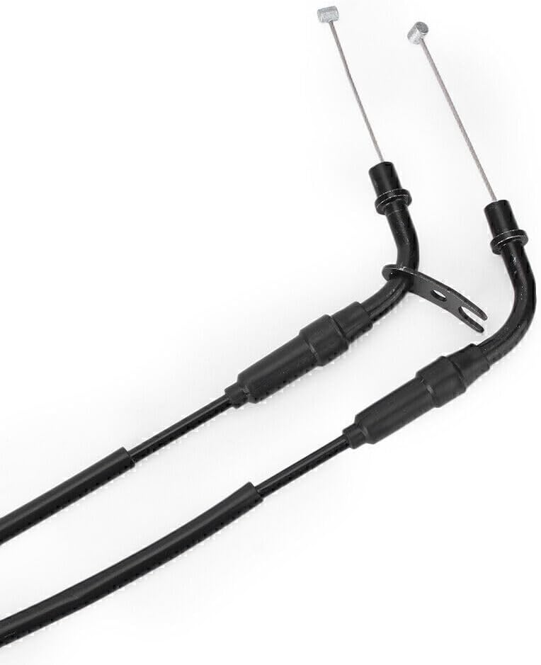 ya 4 8.8.2 Motorcycle Throttle Cable Wire Line Steel for Kawasaki Z1000 2011 2012 13 Black