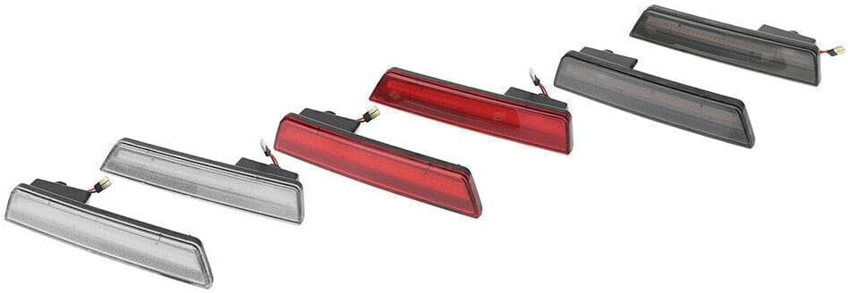 ya 4 8.8 2 LED Rear Side Marker Lights for 08-14 for Dodge Challenger/11-14 Charger 