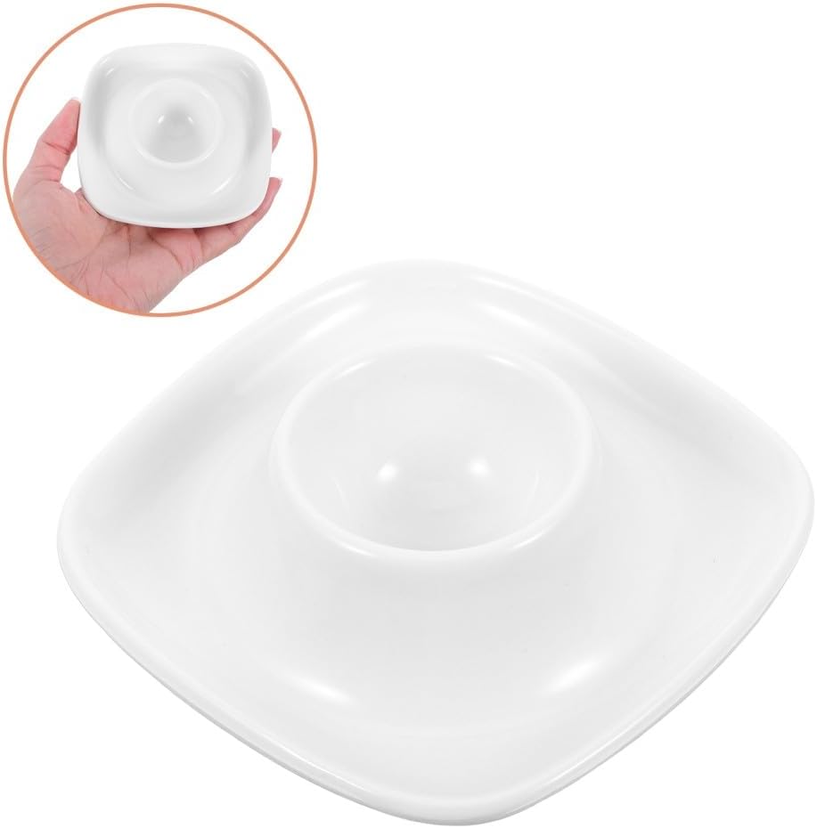 ya 14 9.20 baidi 2 Pcs Egg Tray Adorable Stand Holders Rack Breakfast-1