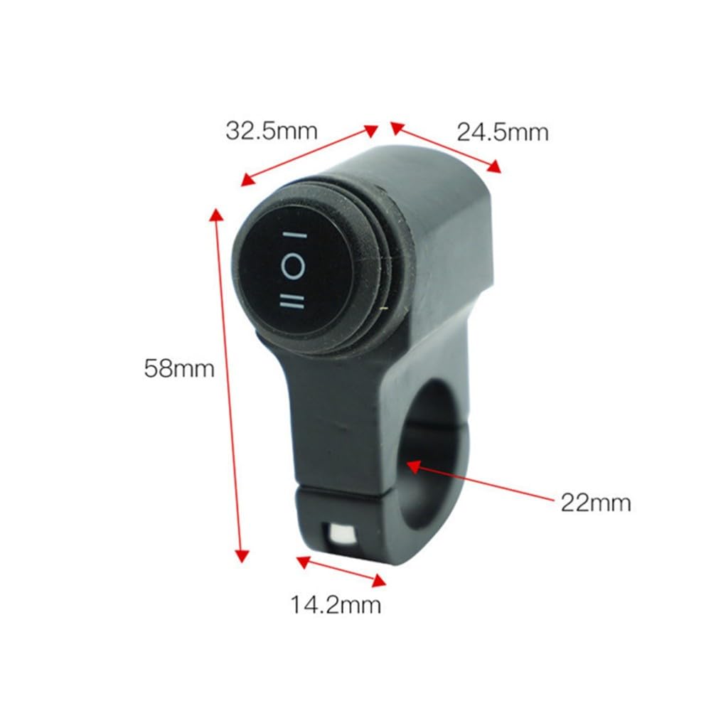 ya 13 9.15 baidi Motorcycle Switch Turn Signal Light Control Scooter Fog Headlight