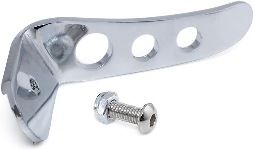ya 2 8.15 Motorcycle Chrome Stand Kickstand Extension Foot Pedal for Harley Touring 91-21