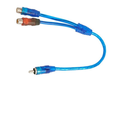 ya 23 10.7 baidi 1pc 30cm 2 Female to 1 Male Splitter Cable for Car for Audio System