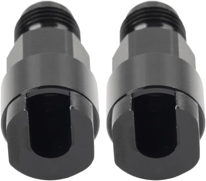 ya 11 9.14 baidi6AN Male to 3/8 Quick Disconnect EFI Fuel Rail Adapter Fitting For GM LS
