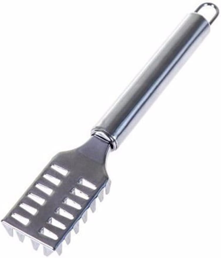 ya 14 9.20 baidi 1 Piece Fish Scaler Remover Tool Fish Scaler Brush Stainless Steel Sawtooth-1