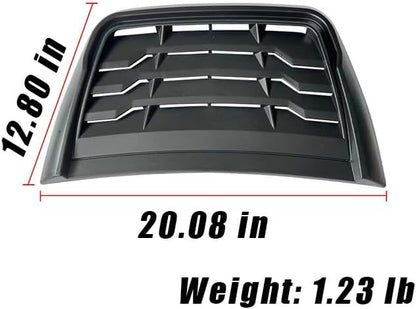ya 4 8.14 for for Nissan Frontier Matte Black Air Flow Intake Hood Scoop Vent Bonnet Cover