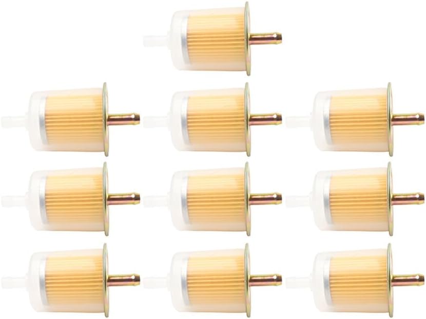 ya 10 9.16 zhengce 10 Pcs 3/8 Fuel Filter Industrial Motorcycle Inline Gas Fuel Line