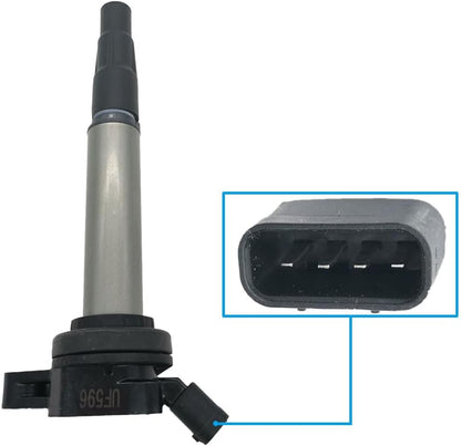 ya 4 8.24 baidi 4X Ignition Coil 90919-02258 Fits for Toyota for Corolla Prius for Lexus CT200h UF596