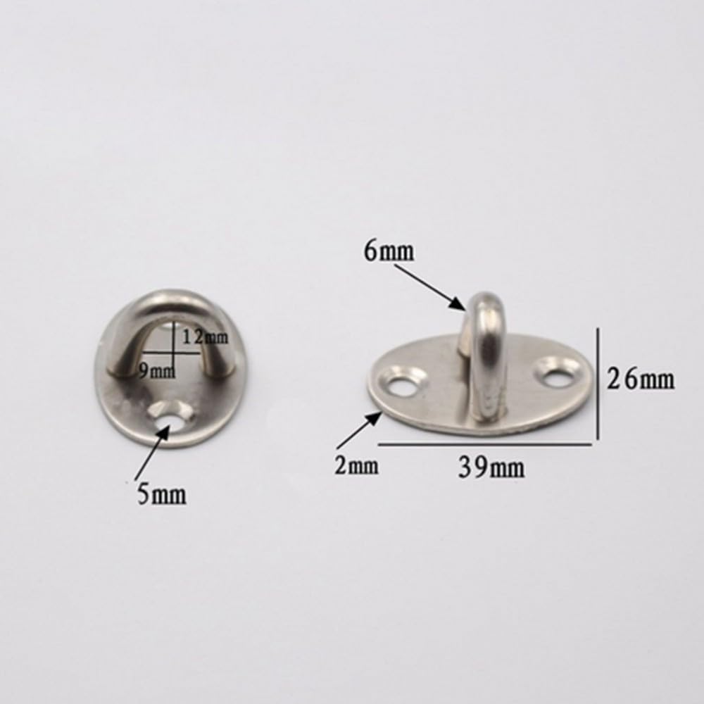 ya 26 10.21 baidi 5 Pcs Stainless Steel Hook Heavy Duty Shape Hanger Ceiling Mount