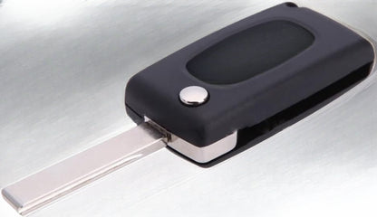 ya 9 10.24 Car Key Replacement 2 Buttons Remote Entry Folding Key Shell Fob Case Cover for