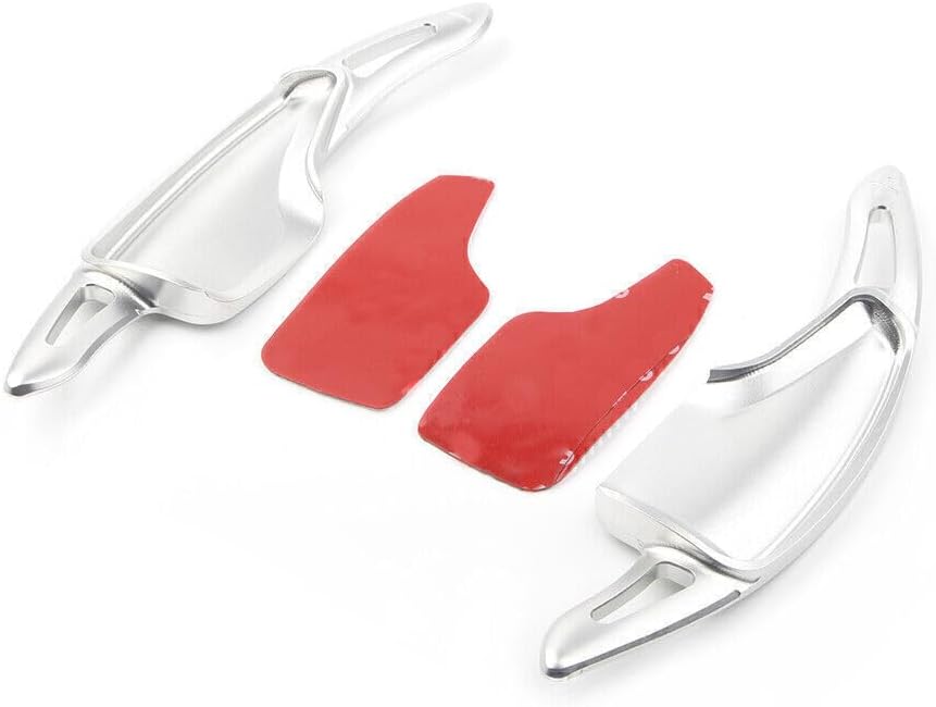 ya 4 8.8.2 Steering Wheel Shift Paddle Shifter Extension Fit for Chevrolet Camaro 16-18 Silver