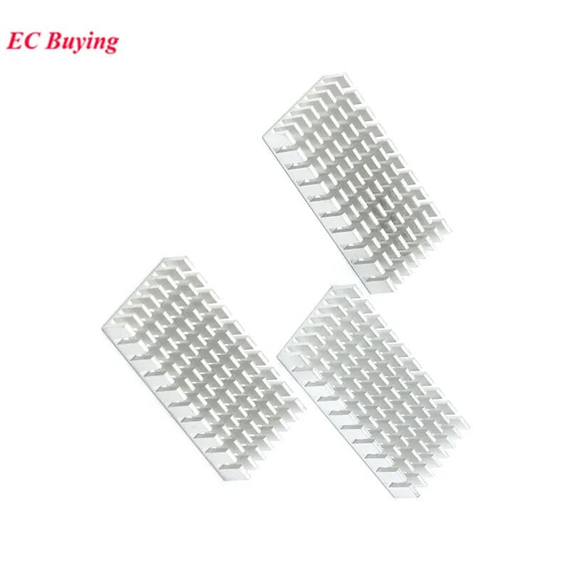 ya 16 10.20 baidi Aluminum heatsink, 50x25x10 mm, Suitable for Power ICS, transistors, and LEDs.
