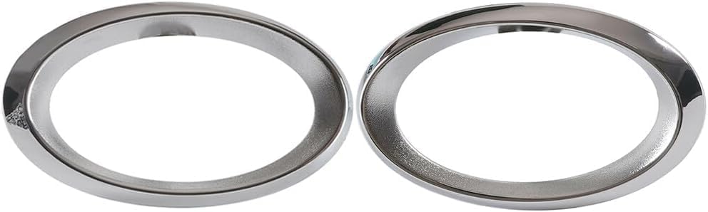 ya 28 10.13 zhengce Pair Fog Lamp Chrome Covers Fits for Mercedes-Benz S211 W211 E-Class W211
