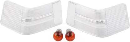 ya 2 8.15 for Harley Tour Glide Ultra Classic FLHTCU 89-13 Clear Tour Pak Lens w/Bulb Kit