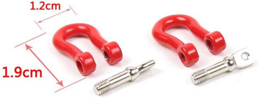 ya 4 8.8.2 Trailer Hitch Auto Hook Car Rear Tow Universal Hooks for Trucks Red