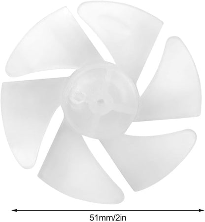 ya 26 10.21 baidi 10Pcs Plastic Fan Blade Small Power Hair Dryer Fan Leaves Motor