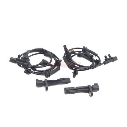 ya 9 10.24 Set of 4 ABS Wheel Speed sensors Front and Rear Left and Right for 2007-2017 for Jeep for Wrangler -
