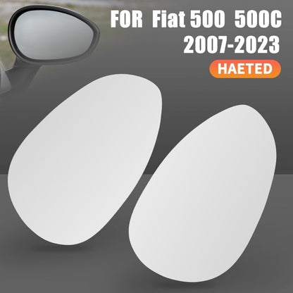 ya 11 9.14 baidi2x Wide Angle Wing Mirror Glass Left & Right for 2007-2024 for Fiat 500 500c Heated