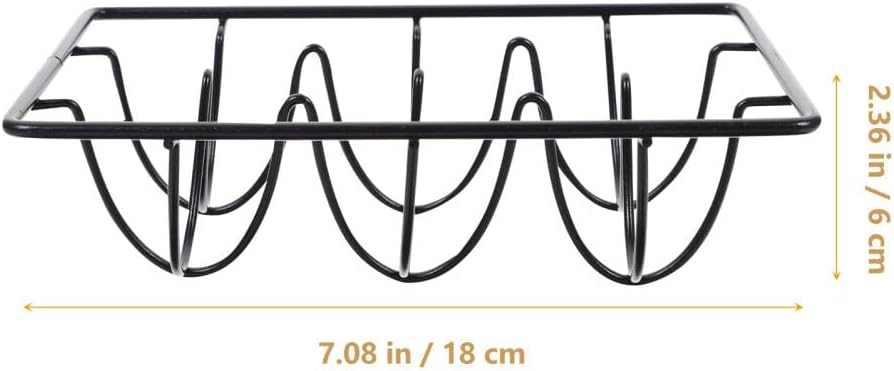 ya 26 10.21 baidi 1PC Holder Black Tray Skelter Dispenser Rack Stora Display Rack
