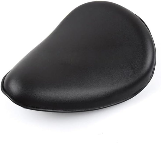 ya 4 8.8.2 Black PU Leather Style Solo for Seat for Harley Sportster Chopper Bobber Custom