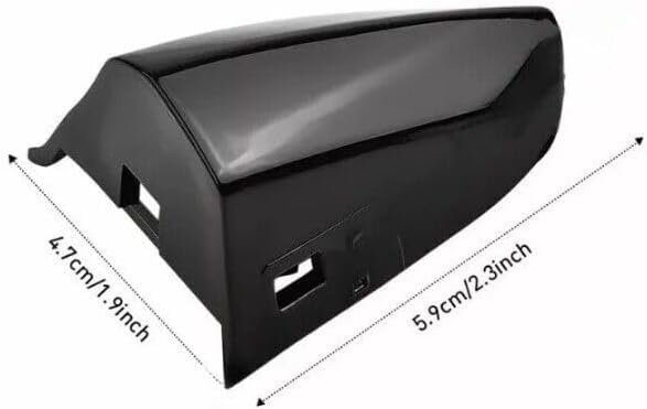 ya 2 8.15 for Ford for Mustang 2015-22 Front Left Driver Side Door Handle Key Bezel Cap Cover