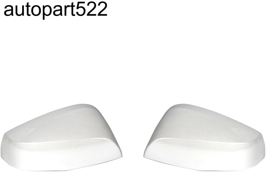 ya 11 9.14 baidifor Toyota Tacoma 2016-2021 Pair Pearl White Mirror Cover W/Turn Signal Cutout