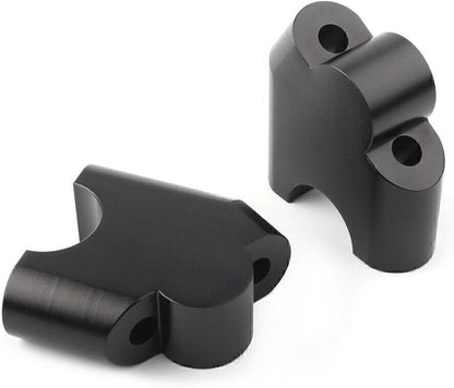 ya 6 8.14 for BMW F800R 2015-2017 Handlebar Bar Risers Mount Clamp Adapter Black