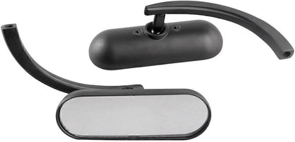 ya 2 8.15 2x Black Universal Motorcycle Rear View Side Mirrors Fit Cruiser Chopper