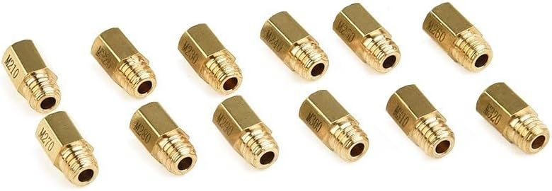 ya 2 8.15 12 Pcs Carburetor Main Jet For VM TM Carb 210-320 Jets Motorcycle