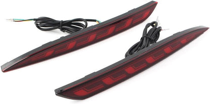 ya 2 8.15 Rear Brake Light Dynamic Turn Signal Lamp Reflector Fit for Tesla Model Y 20-22 Red