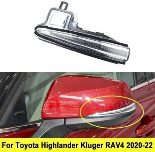 ya 7 8.24 baidi Suitable for Toyota Highlander Kruger RAV4 20-22 LED left rearview mirror turn signal 