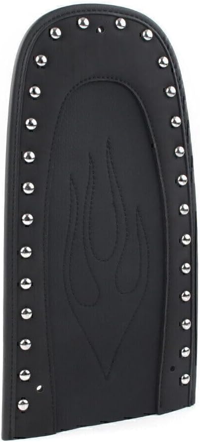 ya 4 8.10 Leather Flame for SEAT Rear mudguardBib for Harley Street Glide FLHX 2006-2019 Black