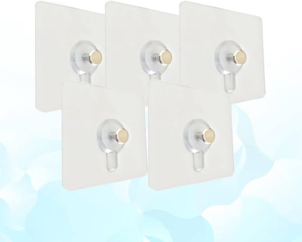 ya 26 10.21 baidi 10 Pcs No Trace Nail Non-Trace Picture Hanger Photo Hanging Kit Traceless Hooks-2