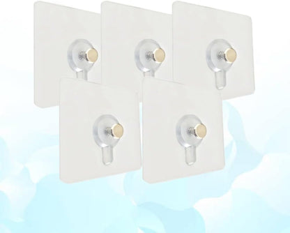ya 26 10.21 baidi 10 Pcs No Trace Nail Non-Trace Picture Hanger Photo Hanging Kit Traceless Hooks-2