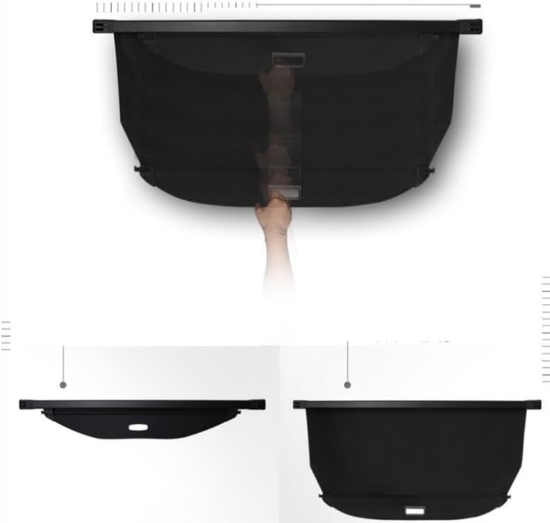 ya 2 8.15 for Kia Telluride 2020-2024 Rear Trunk Tonneau Cargo Cover Security Shield Shade